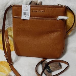 Brand new soft brown leather Michael Kors bag